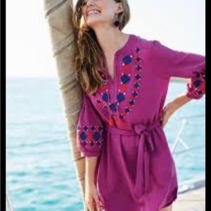 Boden embroided odetta kaftan dress beach coverup party